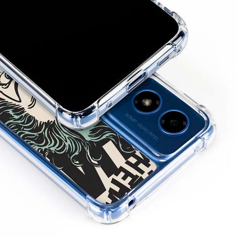 DC Comics The Joker Vintage Laughing Moto G 5G (2024) Clear Case